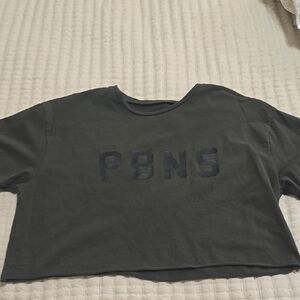Dark Green PBNS Cropped T-Shirt